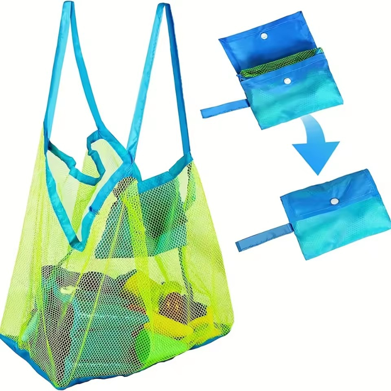 Beach Towel Large - Çocuk Kum Uzakta Taşınabilir Örgü Çanta