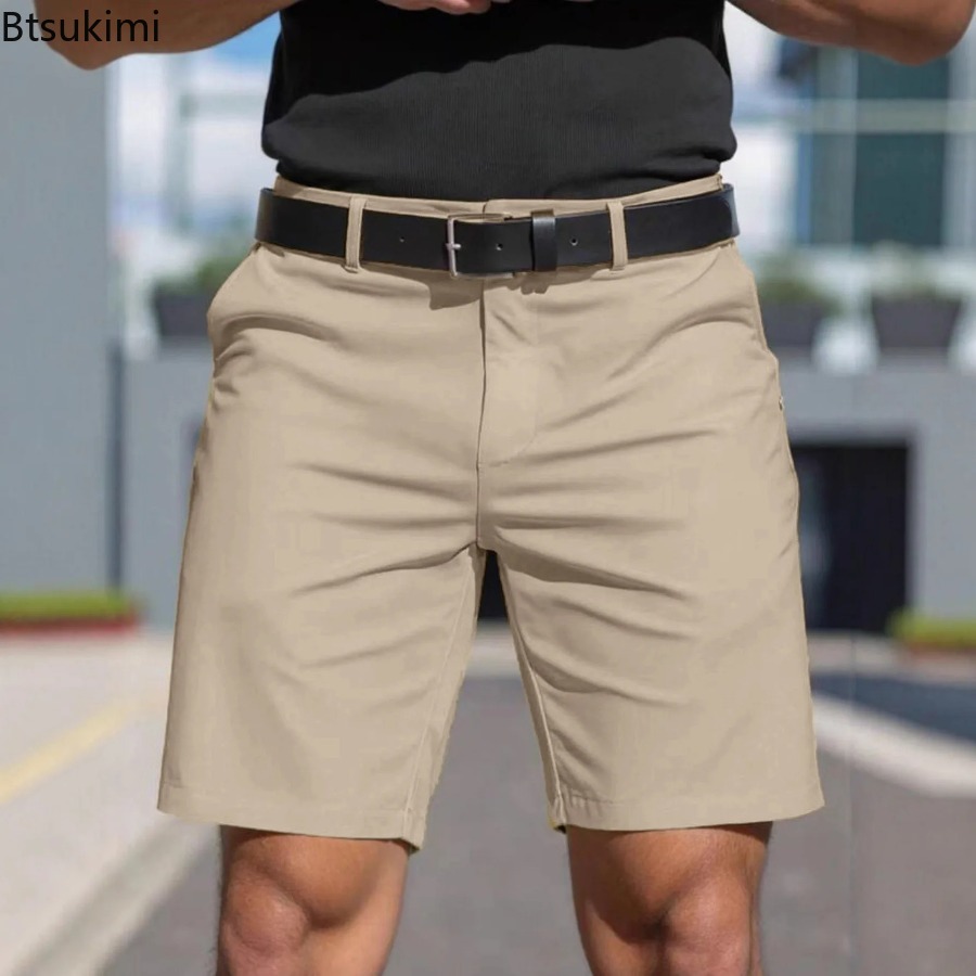 Shorts Chino Slim - Yazlık Yeni Erkek Düz Renk Slim