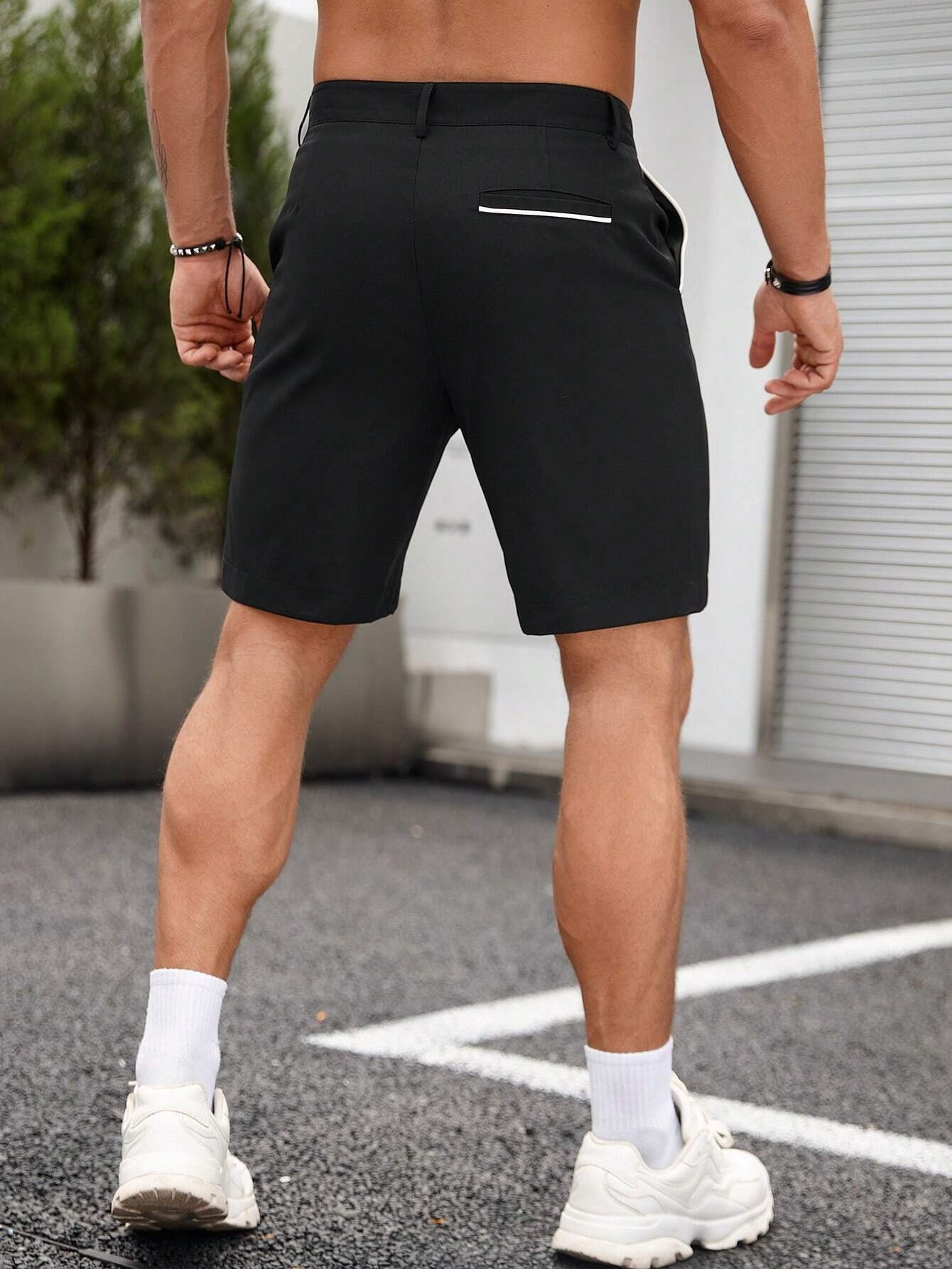 Shorts Chino Slim - Erkek İş Günlük Şortu Dar Kesim