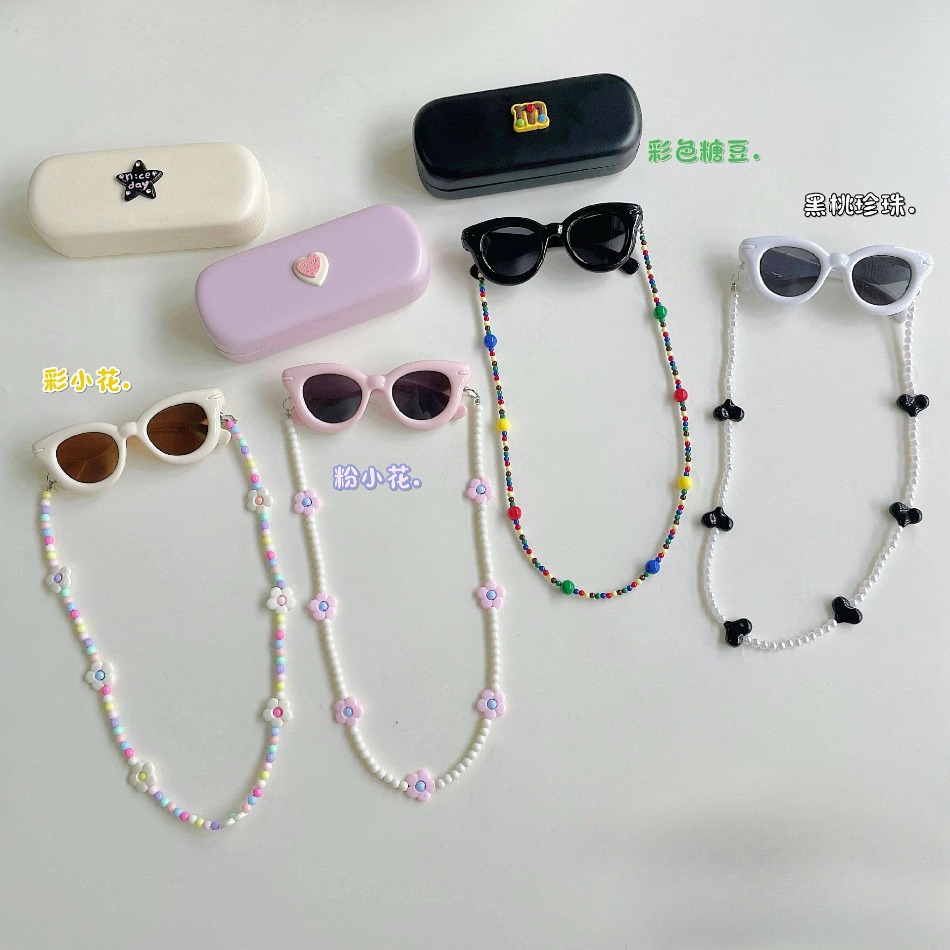 Sunglass Retainer Cord - Sevimli Kızlar Kalp Şeklinde UV400 Güneş