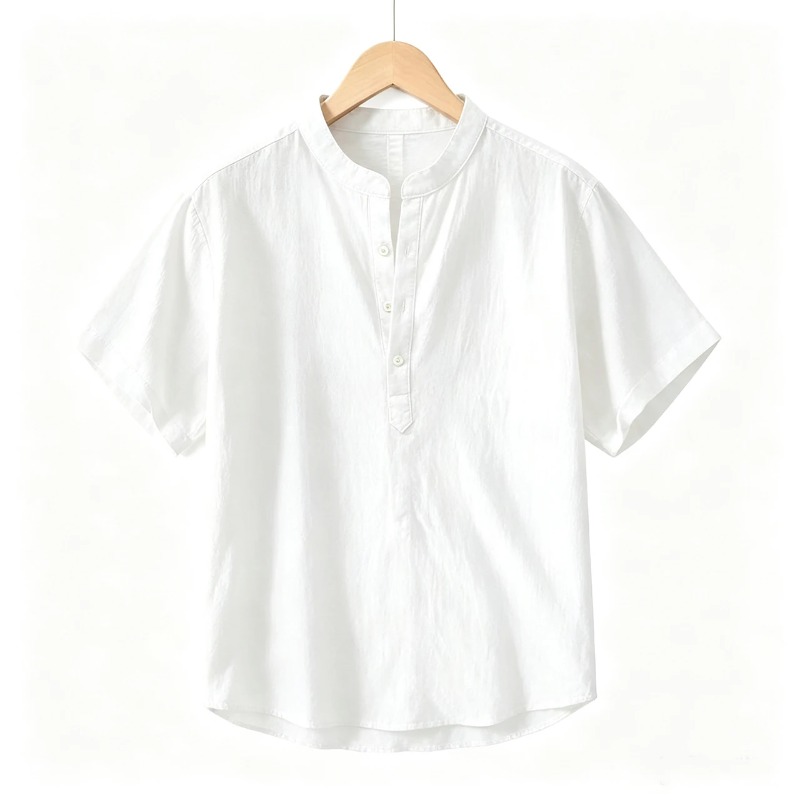 Yazlık Erkek Kısa Kollu Gömlek - Linen Shirt Breathable incelemesi ve fiyatı