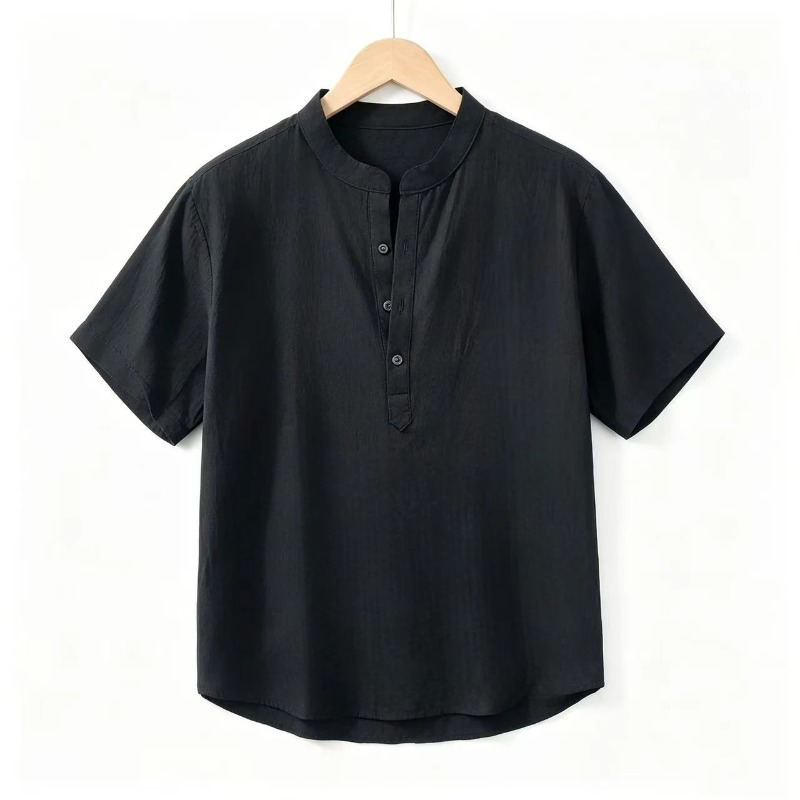 Yazlık Erkek Kısa Kollu Gömlek - Linen Shirt Breathable incelemesi ve fiyatı