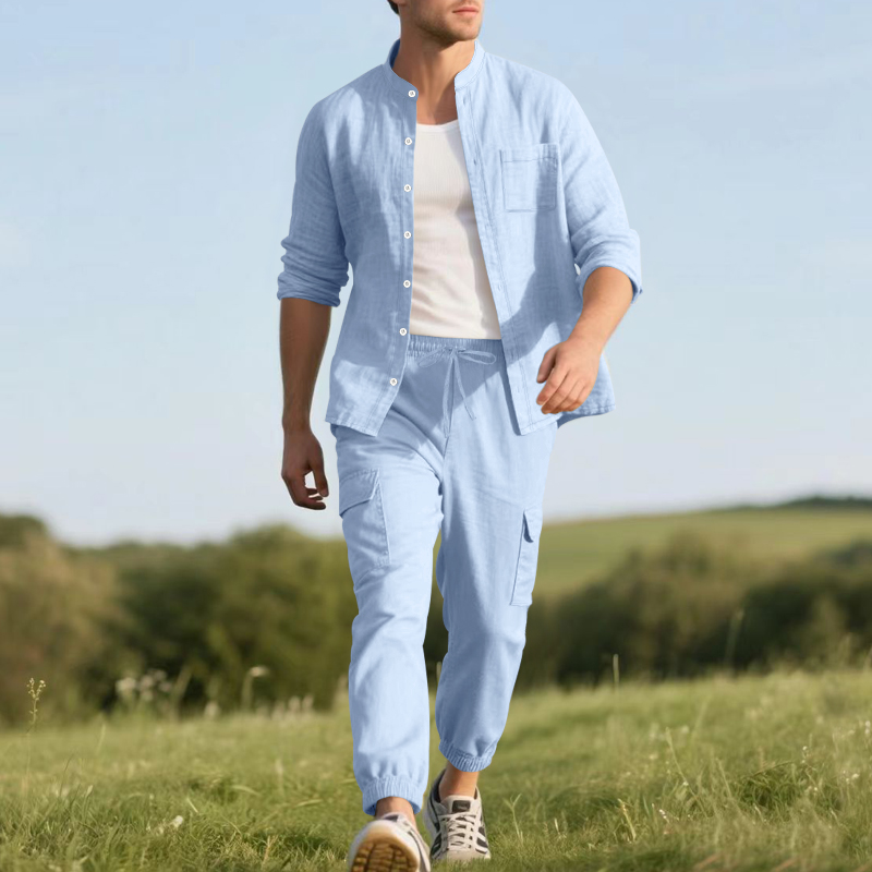 Erkek Keten Nefes Alabilen İki - Linen Shirt Breathable incelemesi ve fiyatı