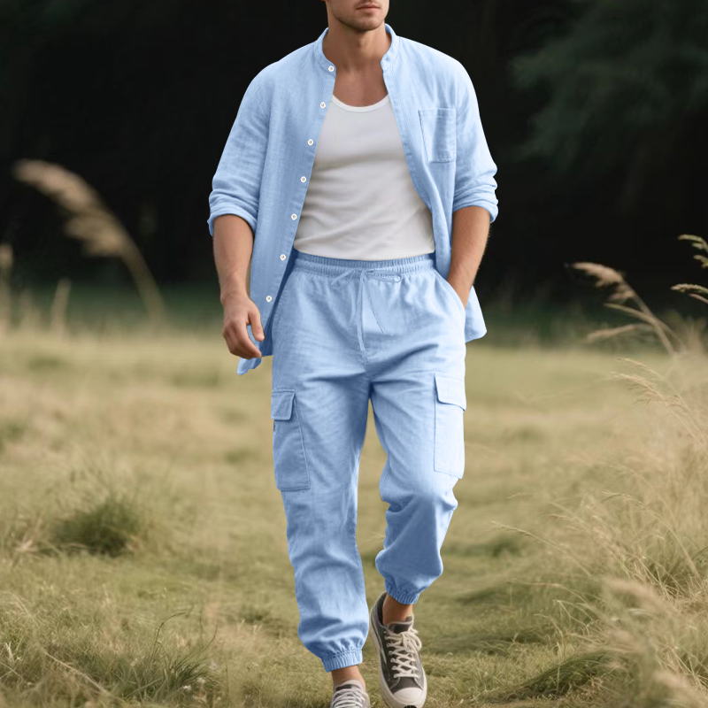 Erkek Keten Nefes Alabilen İki - Linen Shirt Breathable incelemesi ve fiyatı