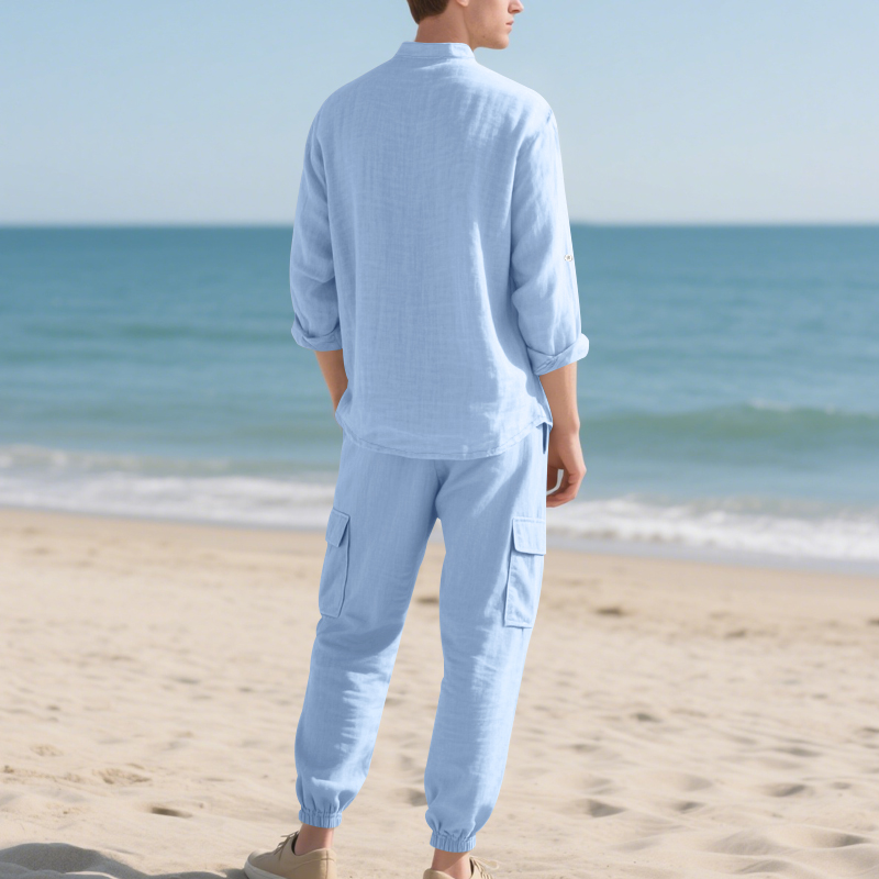 Erkek Keten Nefes Alabilen İki - Linen Shirt Breathable incelemesi ve fiyatı