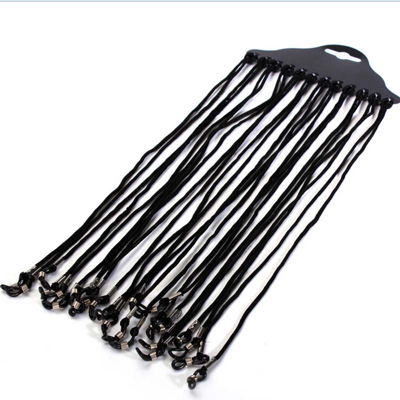 12 adet/takım Siyah Naylon Kor - Sunglass Retainer Cord incelemesi ve fiyatı