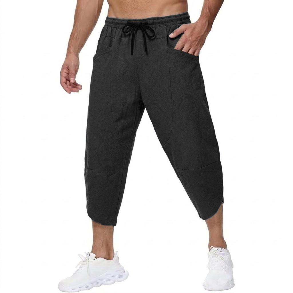 Yaz erkek Keten Rahat Kısa Pan - Short Linen Drawstring incelemesi ve fiyatı