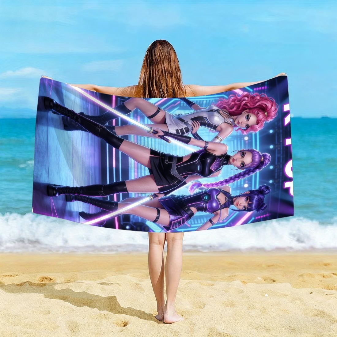 K-Pop Idol Baskılı Büyük Boy P - Beach Towel Large incelemesi ve fiyatı