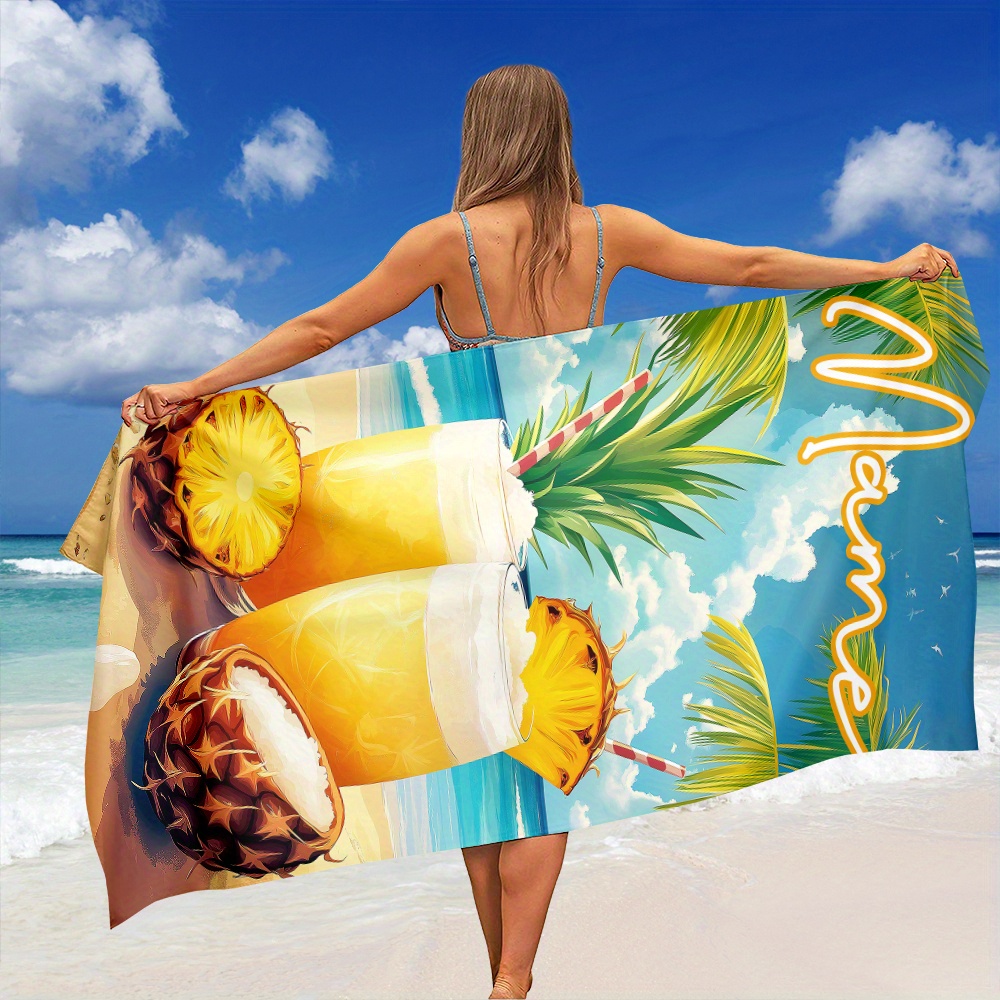 1 adet Kişiye Özel İsimli Plaj - Beach Towel Large incelemesi ve fiyatı