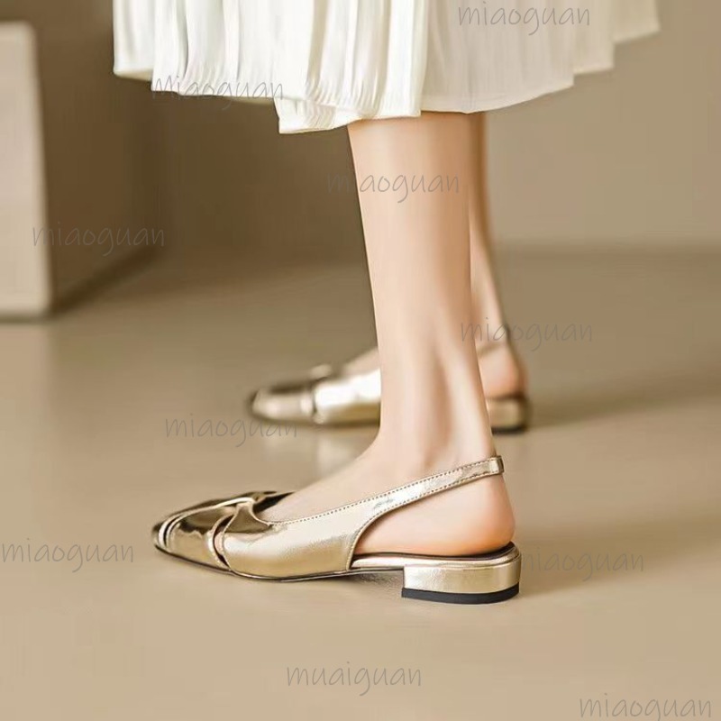 Kapak Toe Düşük Topuk Pompalar - Casual Sandal Leather incelemesi ve fiyatı