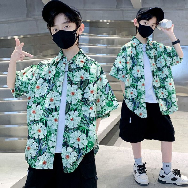 Erkek Çocuk Çiçek Desenli Göml - Resort Shirt Floral incelemesi ve fiyatı