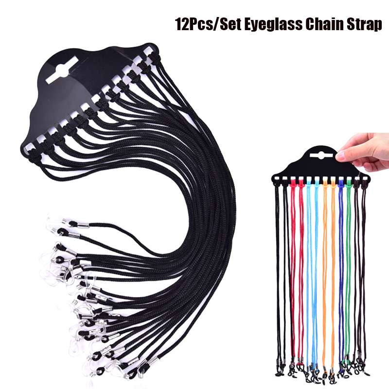 12 adet/takım çok renkli güneş - Sunglass Retainer Cord incelemesi ve fiyatı