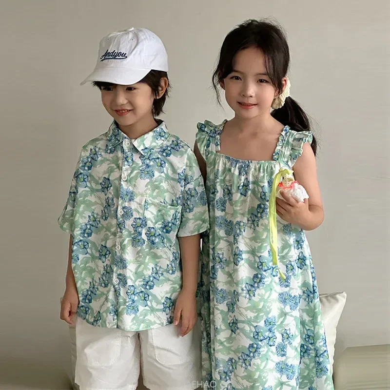 Look Boys Gömlekler Kore Çocuk - Resort Shirt Floral incelemesi ve fiyatı
