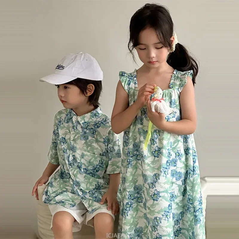 Look Boys Gömlekler Kore Çocuk - Resort Shirt Floral incelemesi ve fiyatı