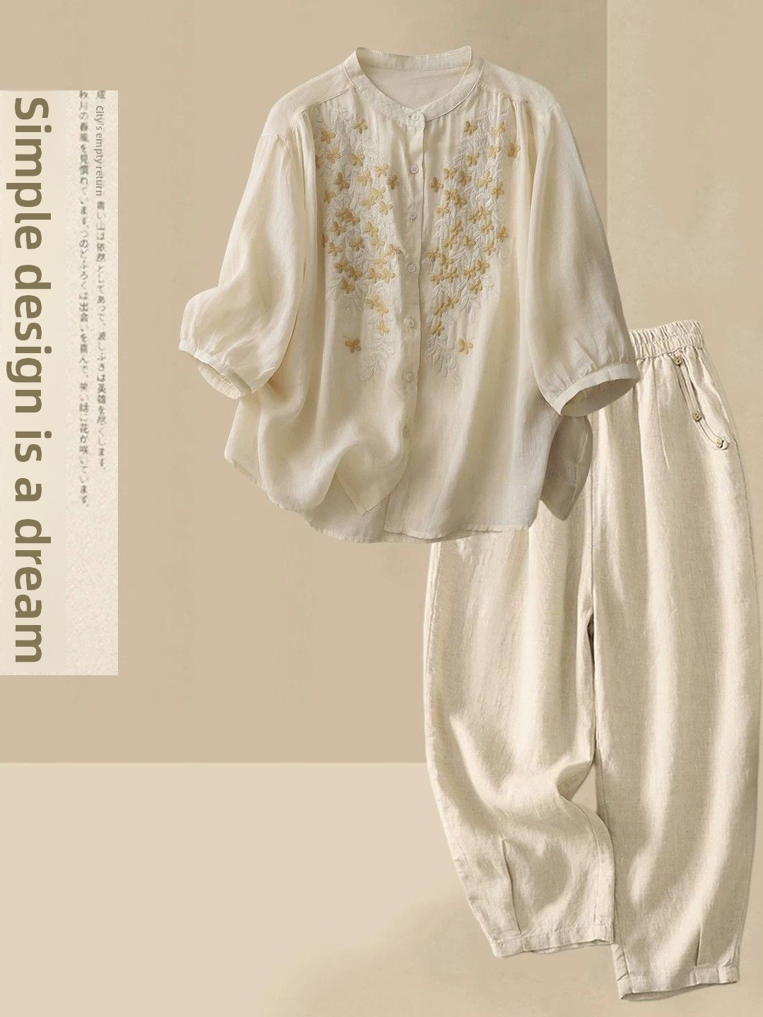 Yazlık Rahat Pamuklu Keten Tak - Linen Shirt Breathable incelemesi ve fiyatı