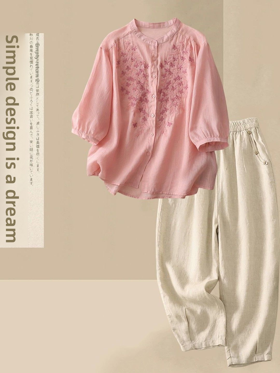 Yazlık Rahat Pamuklu Keten Tak - Linen Shirt Breathable incelemesi ve fiyatı