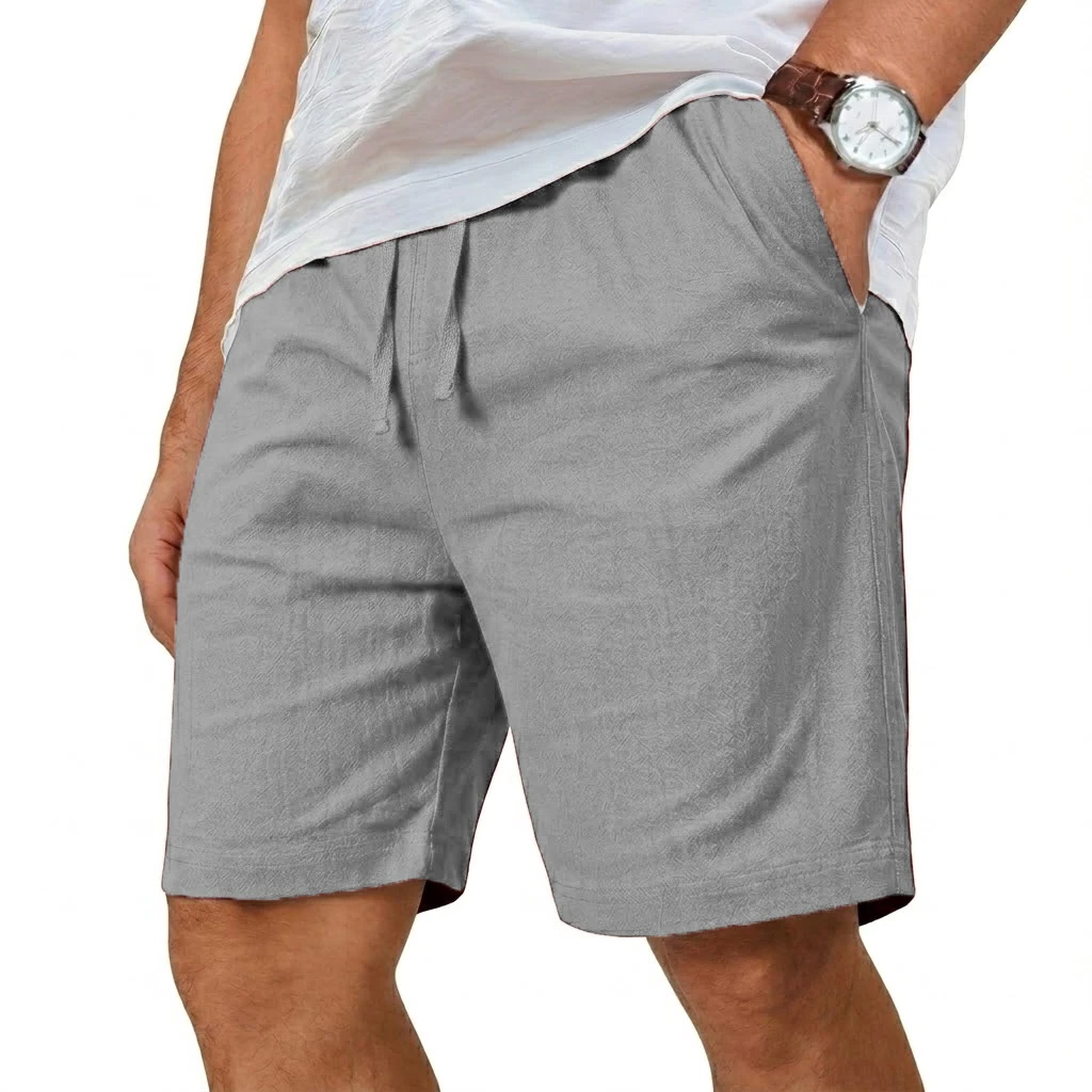 Büyük Beden Pamuklu Keten Şort - Short Linen Drawstring incelemesi ve fiyatı