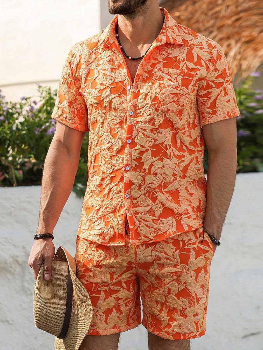 Genlund Erkek Yanık Turuncu Ya - Resort Shirt Floral incelemesi ve fiyatı