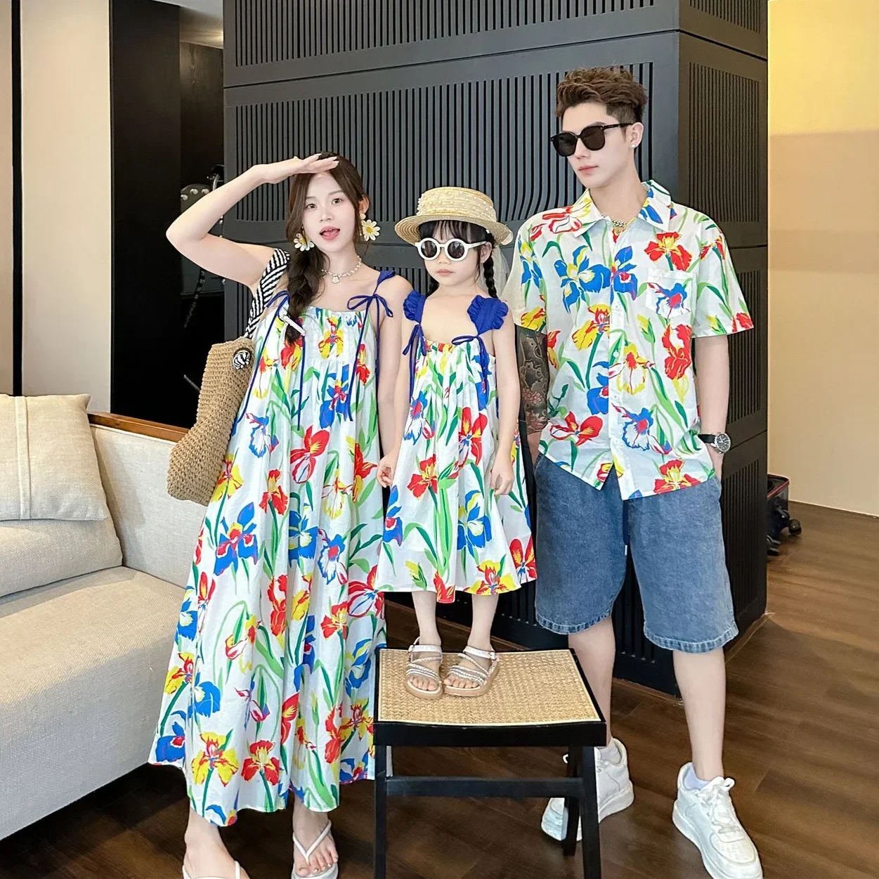 Tatil Giysileri Kore Anne ve K - Resort Shirt Floral incelemesi ve fiyatı