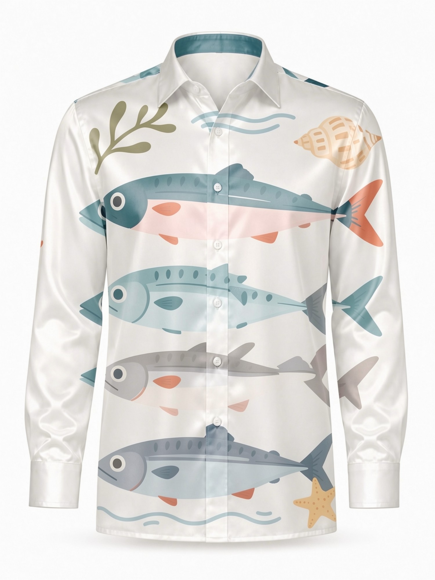 Erkek Lüks Saten Uzun Kollu Ya - Resort Shirt Floral incelemesi ve fiyatı
